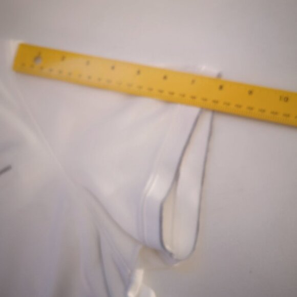 Calvin Klein Liquid Touch Men's Size Large Short Sleeve White Polo - Picture 10 of 11